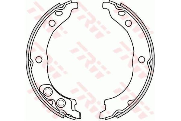 Fren Pabuçlu Balata Arka Fiat Ducato P.Van 11 (03.2002->)  TRW GS8715