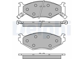 Fren Disk Balata Ön DELPHI LP891  4383928 4383934 4423812