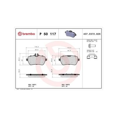 Fren Disk Balata Arka Mercedes S -Serisi Coupe (BM 217)(07.2014->)  MAGNETI MARELLI 363700450117