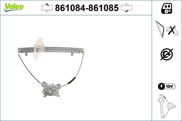 Cam Krikosu Ön Sol VALEO 861084