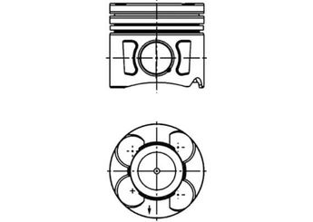 Piston (69.60MM-STD)   KOLBENSCHMIDT 41288600  41288600 8743570010 87-435700-10 55267591 55212096 55212097 55212098 55229807 55229808 55229809 55229811 55267593 623734 6 23 734 623735 6 23 735 623738 6 23 738 625019 6 25 019 625020 6 25 020 625021 6 25 021
