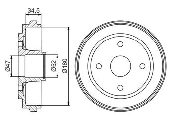 Kampana Arka Sağ veya Sol BOSCH 0 986 477 264  43511M76G50 4351183E00 4351183E50 4704595 47 04 595 9208532 92 08 532 4351176G50 43511-76G50 43511-83E00 43511-83E50