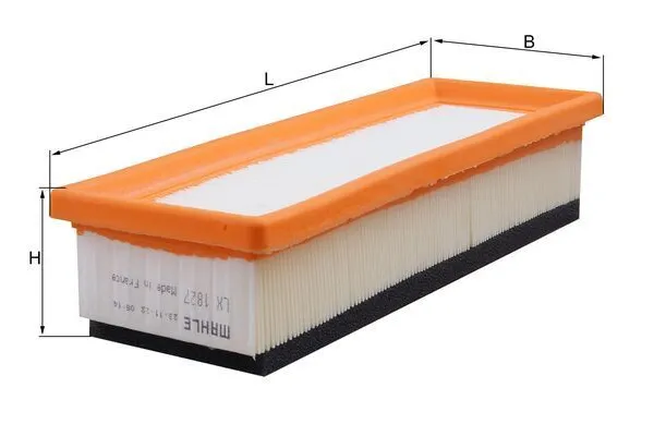 Hava Filtresi  Fiat Fiorino (225) Cargo/Combimix (2008->)  MAHLE LX 1827