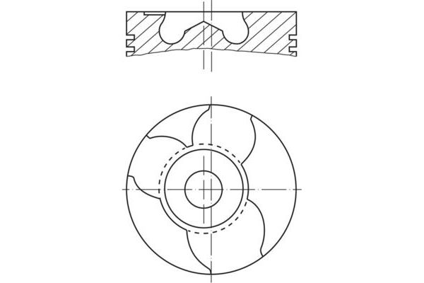 Piston (93.51MM-STD)  NÜRAL 8772166050000G