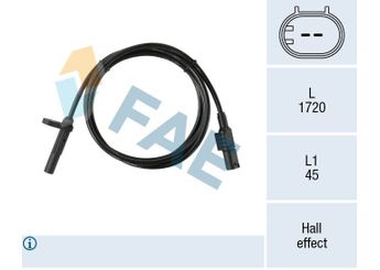 Abs Sensörü Arka Sol WENDERPARTS MA9065401117  A9065401117 9065401117 906 540 11 17 A 906 540 11 17