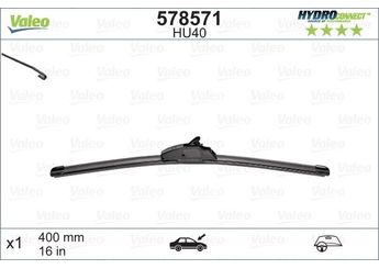 Silecek Süpürgesi Ön  400 mm - 16 inç VALEO 578571  1712819 1733613 AB3917528CC AS6J17528BA 98350C8100 983603Z000 1611346080 6423F5 6423L4 AB39-17528-CC AS6J-17528-BA 98350-C8100 98360-3Z000 16 113 460 80 6423-F5 6423-L4