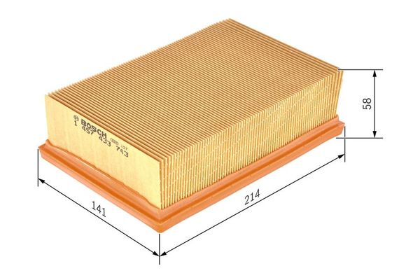 Hava Filtresi  Renault Laguna (B56)(04.1998->)  BOSCH 1 457 433 743