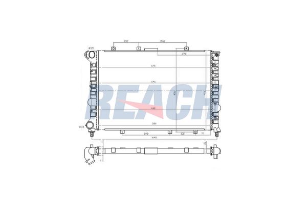 Su Radyatörü  Alfa Romeo 156 (2003->)  MAHLE CR 206 000P