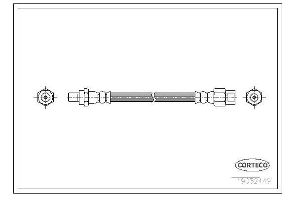 Fren Hortumu Arka Sağ veya Sol BERSE 6202