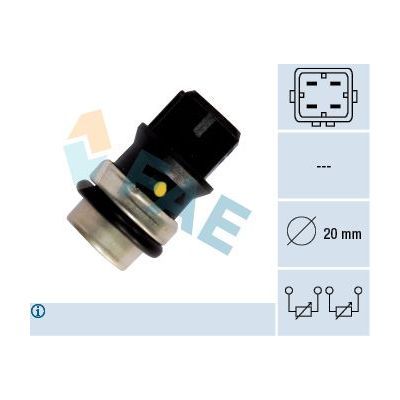 Hararet Müşürü  Skoda Felicia Pickup (1996->)  VOLKSWAGEN ORJINAL 070919501A