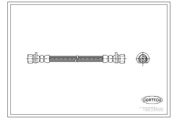 Fren Hortumu Arka Sağ veya Sol OSSCA 00752