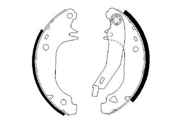 Fren Pabuçlu Balata Arka RECOVER 18029  986487382