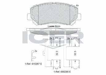 Fren Disk Balata Ön OTOZONE FDO9140-R  KDY93328ZA9C K0Y13323Z K0Y1-33-23Z K0Y13328Z K0Y1-33-28Z K0Y13328ZA K0Y1-33-28ZA KCYR3328Z KCYR-33-28Z KDY93328Z KDY9-33-28Z KDY93328Z9C KDY9-33-28Z9C KGY03328Z KGY0-33-28Z KRY23328Z KRY2-33-28Z