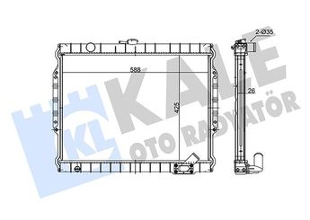 Su Radyatörü  KALE 347955  7700430647 7700836300 MB356391