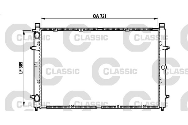 Su Radyatörü  Alfa Romeo 155 (1992->)  VALEO 232397
