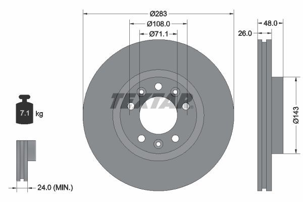 Fren Disk Ayna Ön Sağ ve Sol Citroen XM Break (07.1994->)  PSA ORJINAL 1669577380