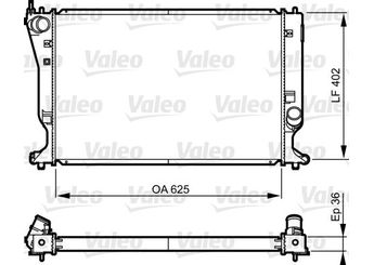 Su Radyatörü  VALEO 735572  164000R011 16400-0R011 164000R021 16400-0R021