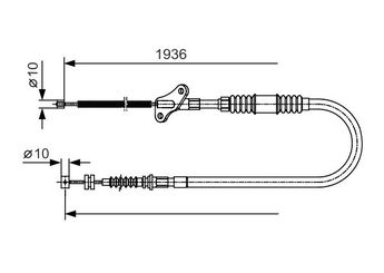 El Fren Teli Arka Sağ BOSCH 1 987 482 110  91152688 91152688 91152688 91152688 522426