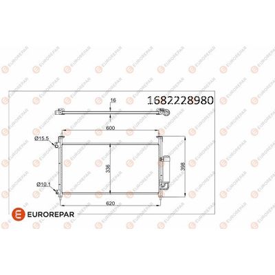 Klima Radyatörü  Honda Civic 3 Kapı (FN)(01.2007->)  EUROREPAR 1682228980