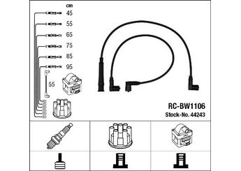 Buji Kablosu  NGK 44243  