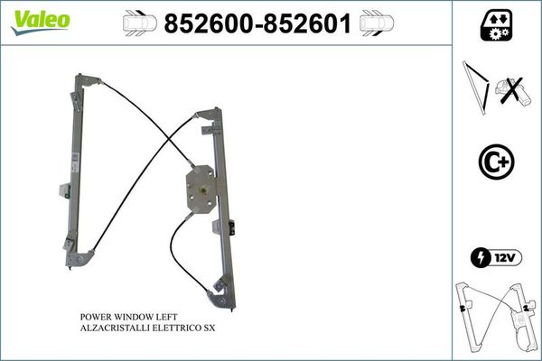 Cam Krikosu Ön Sol BMW X3 Serisi (F25)(03.2011->)  VALEO 852600