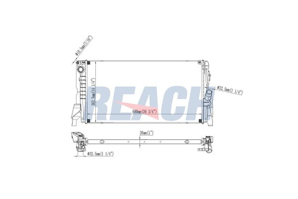 Su Radyatörü  MINI Cabrio (F57)(2015->)  VEKA 16-2842B