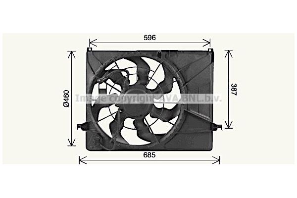 Radyatör Fan ve Motoru  BSG 40-510-006