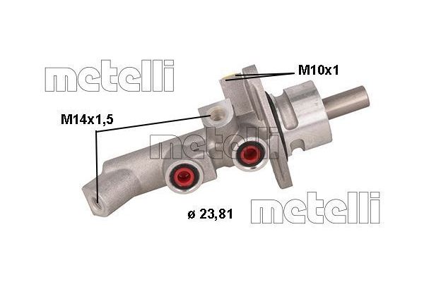 Fren Ana Merkez  Toyota Avensis (T25)(2003->)  METELLI 05-1119