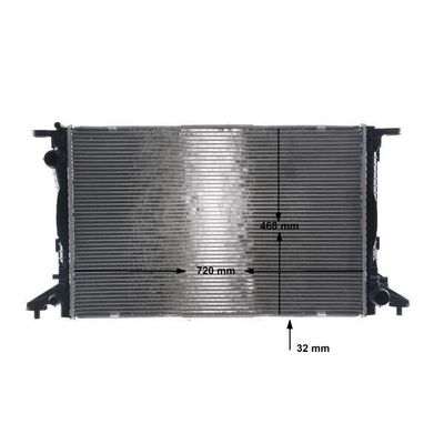 Su Radyatörü  Audi RS 5 Sportback (F5F)(12.2019->)  MAHLE CR 960 000S