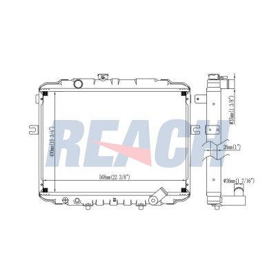Su Radyatörü  KRAFTVOLL 08040150