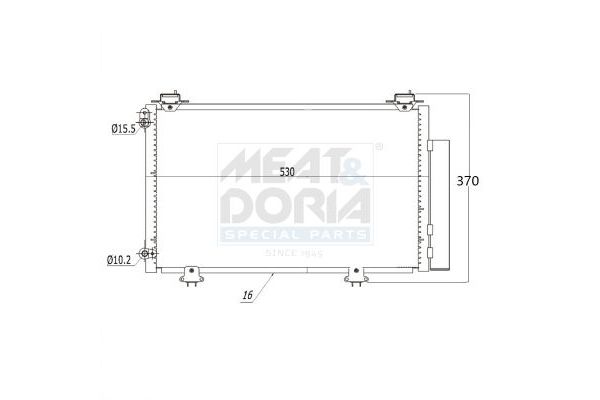 Klima Radyatörü  Toyota Yaris Verso (NCP2/NLP2)(1999->)  DELPHI TSP0225390