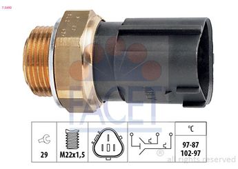 Fan Müşürü  FACET 7.5690  1341025 90339408 1J0959481A 1J0 959 481 A