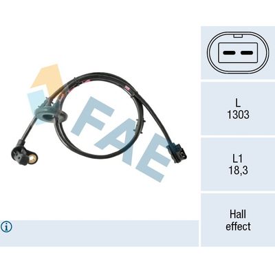 Abs Sensörü Arka Sağ veya Sol Iveco Daily Şasi (Kasasız)(2019->)  BRAXIS AK0237