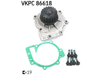 Devirdaim Su Pompası  SKF VKPC 86618  7438610006 1388504 6G9N8591AA 6G9N 8591 AA 74 38 610 006 7438610035 74 38 610 035 271647 271855 271981 271985 271986 272457 272474 272476 272481 30650751 30684432 30751700 8694626