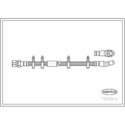 Fren Hortumu Ön Sağ veya Sol BERSE 6151
