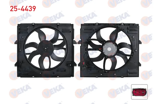 Radyatör Fan ve Motoru  VEKA 25-4439