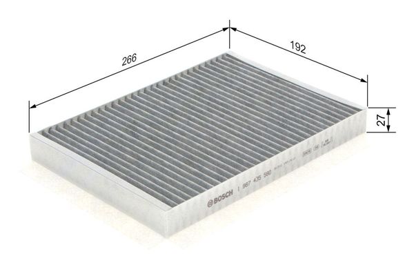 Polen Filtresi  Chevrolet Captiva (2006->)  BOSCH 1 987 435 580