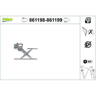 Cam Krikosu Arka Sol VALEO 861198