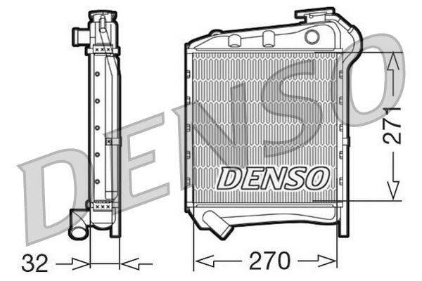 Su Radyatörü  DENSO DRM99009