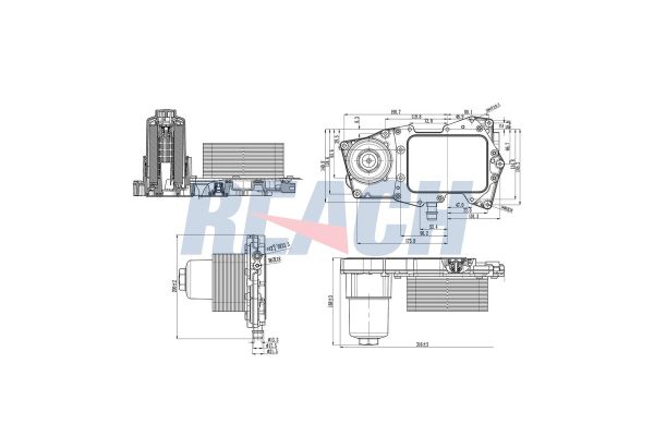 Motor Yağ Soğutucu  ASPART 6OCO1137