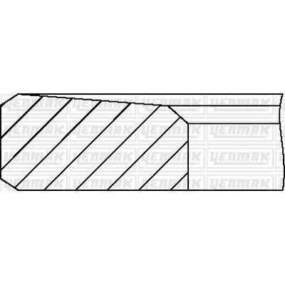 Segman (94.67MM-STD)  YENMAK 91-09420-100