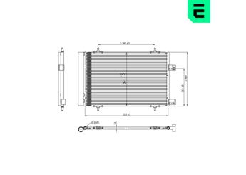 Klima Radyatörü  ERA 667440  6455JB 6455HV 9683011280 9685742080