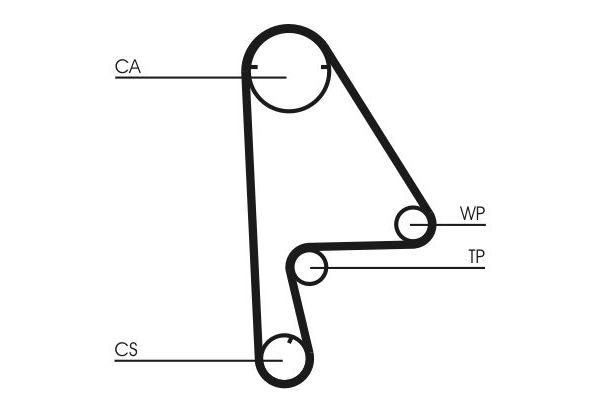 Triger Kayış Seti  CONTINENTAL CT862WP1