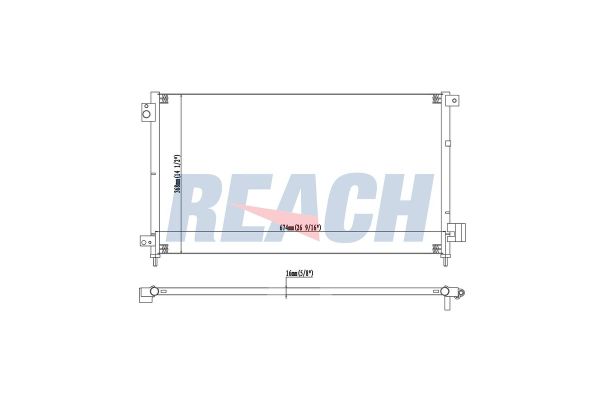 Klima Radyatörü  ORİS CHN333016