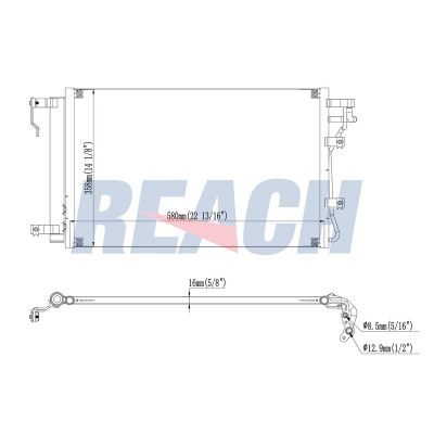Klima Radyatörü  Kia Cerato (LD)(2004->)  MANDO 062F000