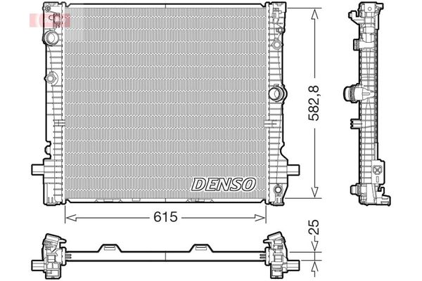 Su Radyatörü  DENSO DRM05124
