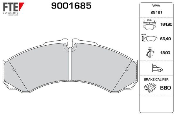 Fren Disk Balata Ön FTE 9001685