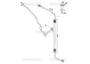 Klima Hortumu  RENAULT ORJINAL 924400562R  924400562R 9244 005 62R