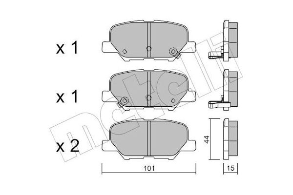 Fren Disk Balata Arka Mazda 6 Atenza 4 Kapı (GJ)(10.2012->)  ZEGEN ZEG1536-02