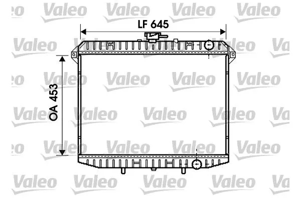 Su Radyatörü  Nissan Terrano II (R20)(02.1993->)  VALEO 731261